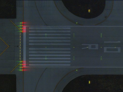 Night Mapping of Airfield Lights and Signs at Detroit Metro Airport